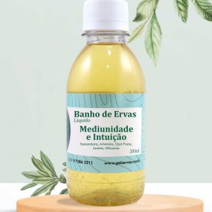 Mediunidade e Intuição - Banho de ervas líquido - 200ml