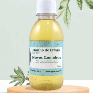 Novos Caminhos - Banho de ervas líquido - 200ml