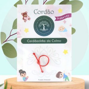 Cordãozinho da calma - infantil - vermelho