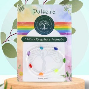 pulseira - 7 nós orgulho e proteção - white