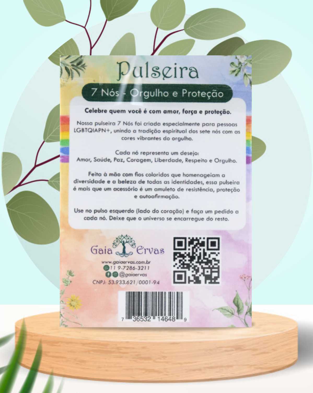 pulseira - 7 Nós - Orgulho e Proteção - black - Imagem 2